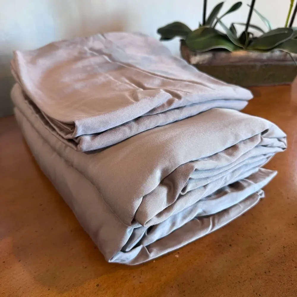 Quince Bamboo Sheet Set King Stone NWOT